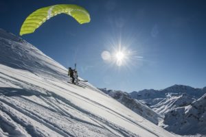 tandem en speedriding a val d'iisere