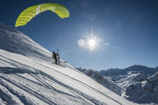 tandem en speedriding a val d'iisere