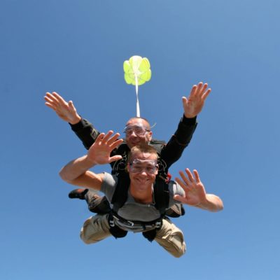 Saut en parachute en Ardèche