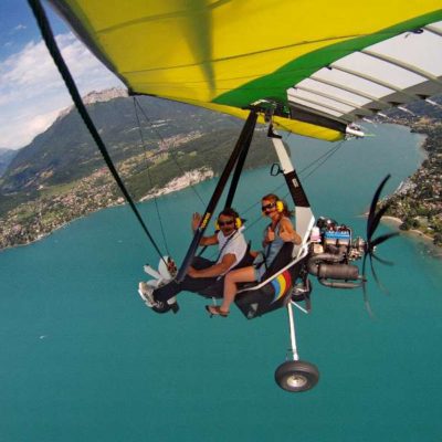 Baptême en ULM à Annecy